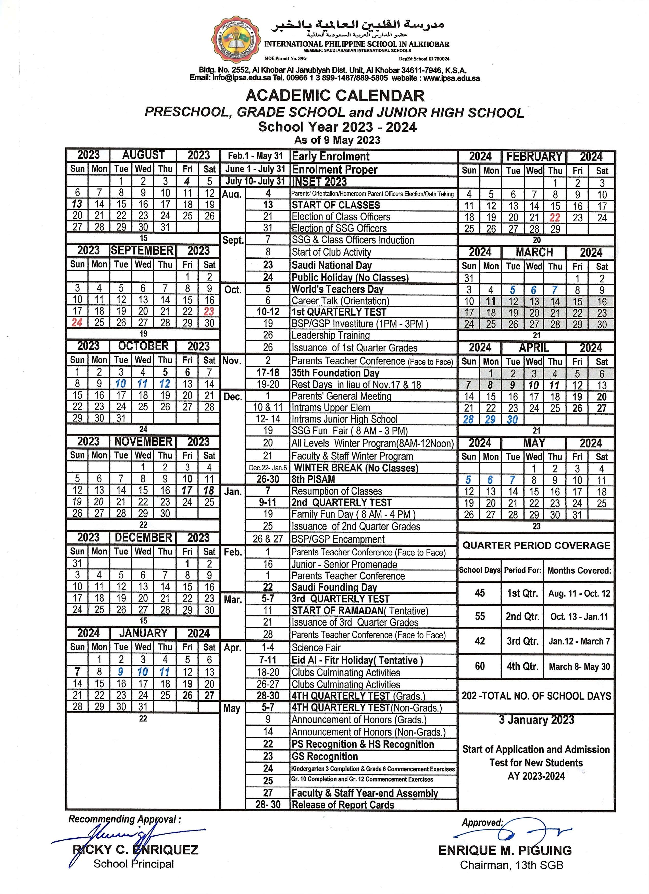 school-calendar-ipsa-international-philippine-school-in-al-khobar