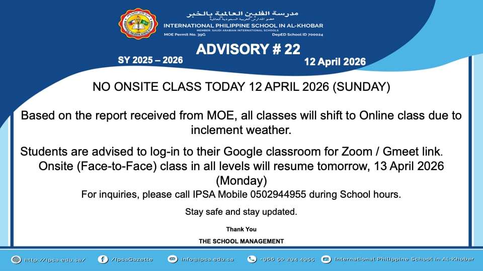 Advisory #22