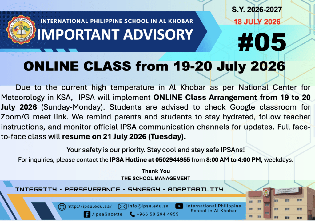 Advisory #5