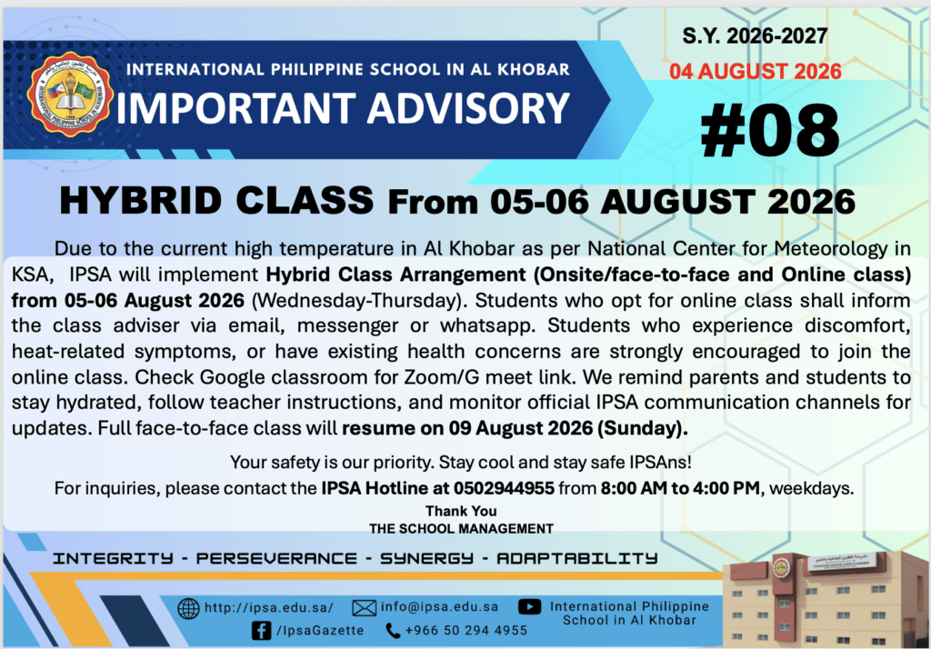 Advisory #8