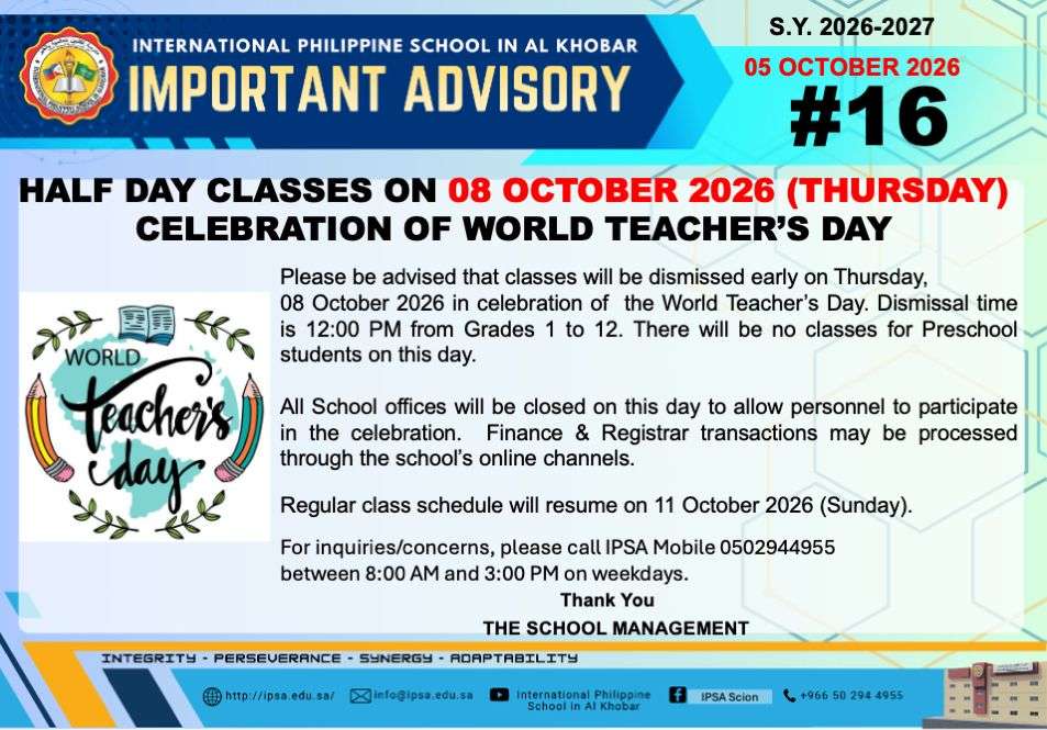 Advisory #16