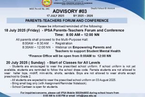 Advisory #3
