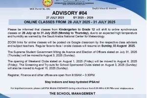 Advisory #4