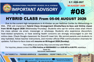 Advisory #8