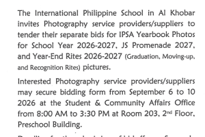 Invitation to Bid - Photography